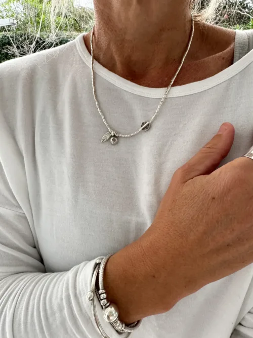 water safe sterling silver jewellery wild heart sterling silver necklace boho style