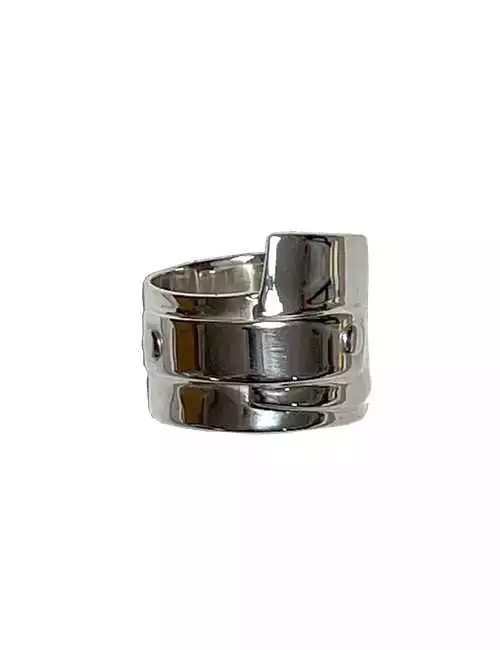 think sterling silver ring