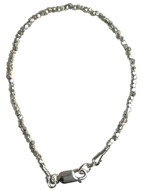 minimal dainty style pure silver bracelet. sterling silver jewellery