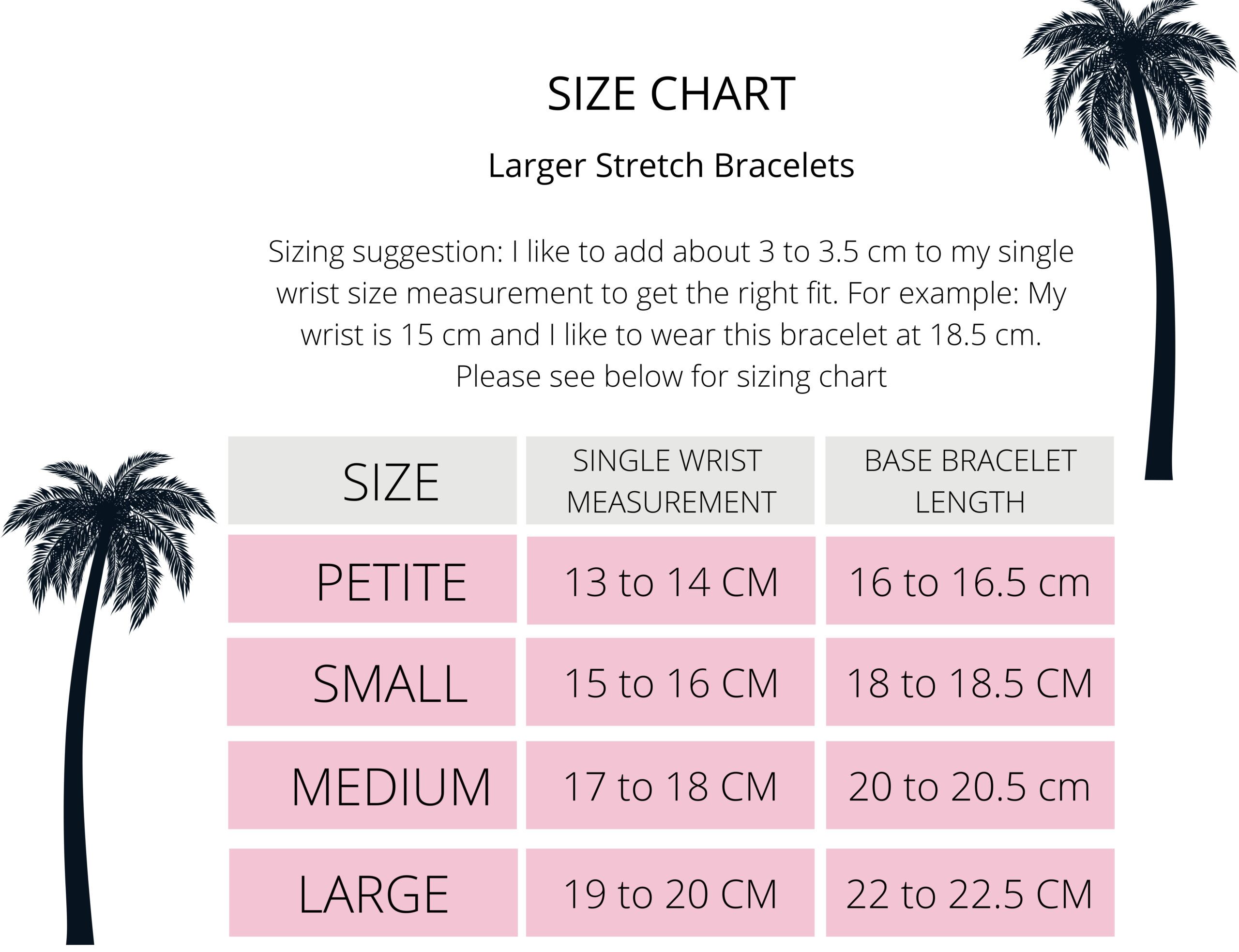 rico designs bangle size chart