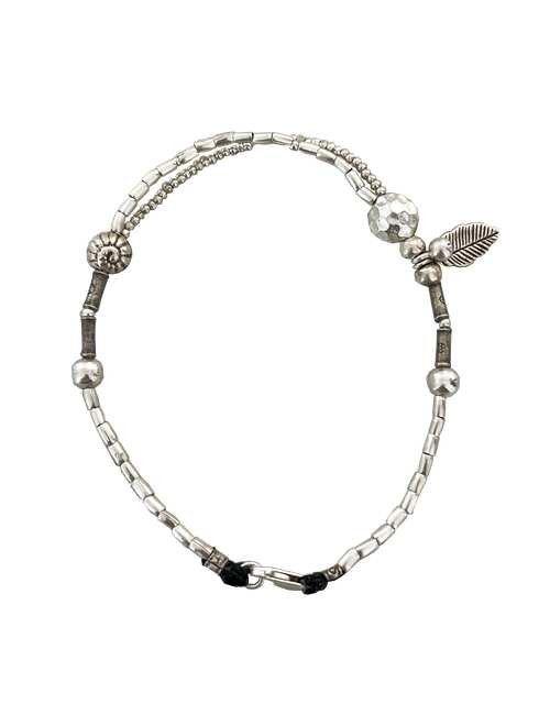 silver anklet