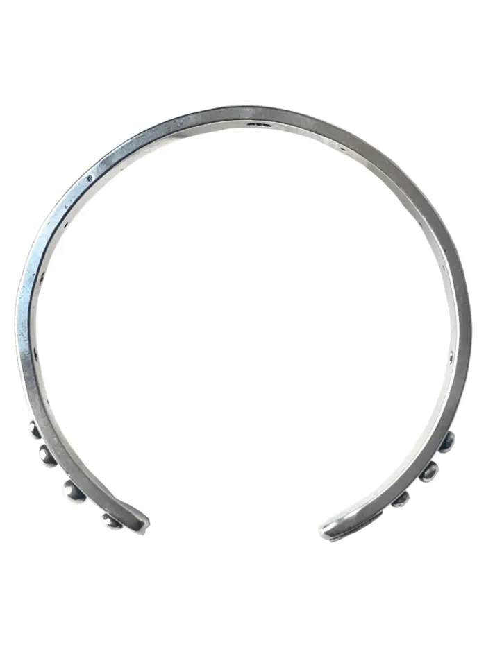 Handmade solid sterling silver cuff bracelet featuring - handmade in Australia by Rico Designs Jewellery