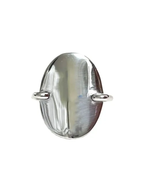 island girl sterling silver disc ring. Ocean safe jewellery for a beach lifestyle.