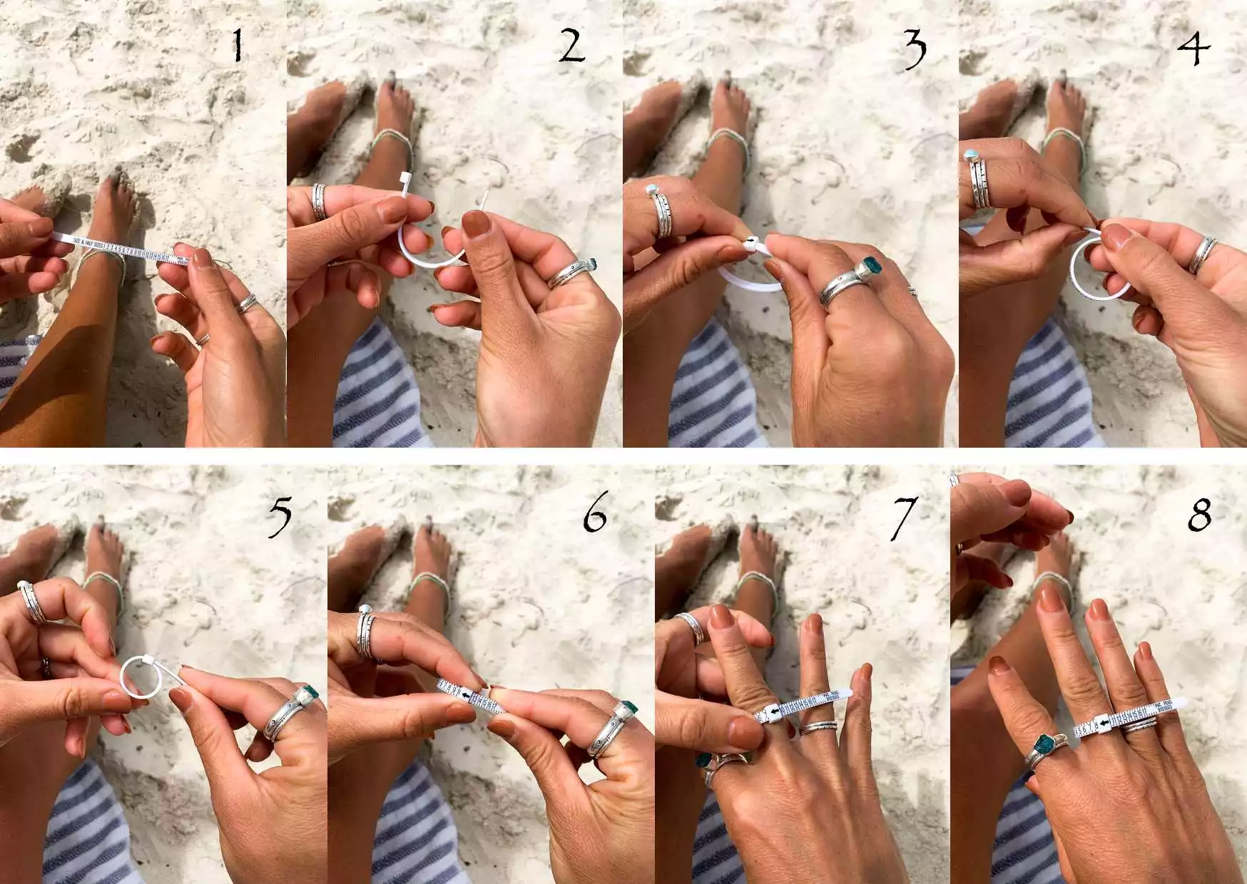 styled ring sizer