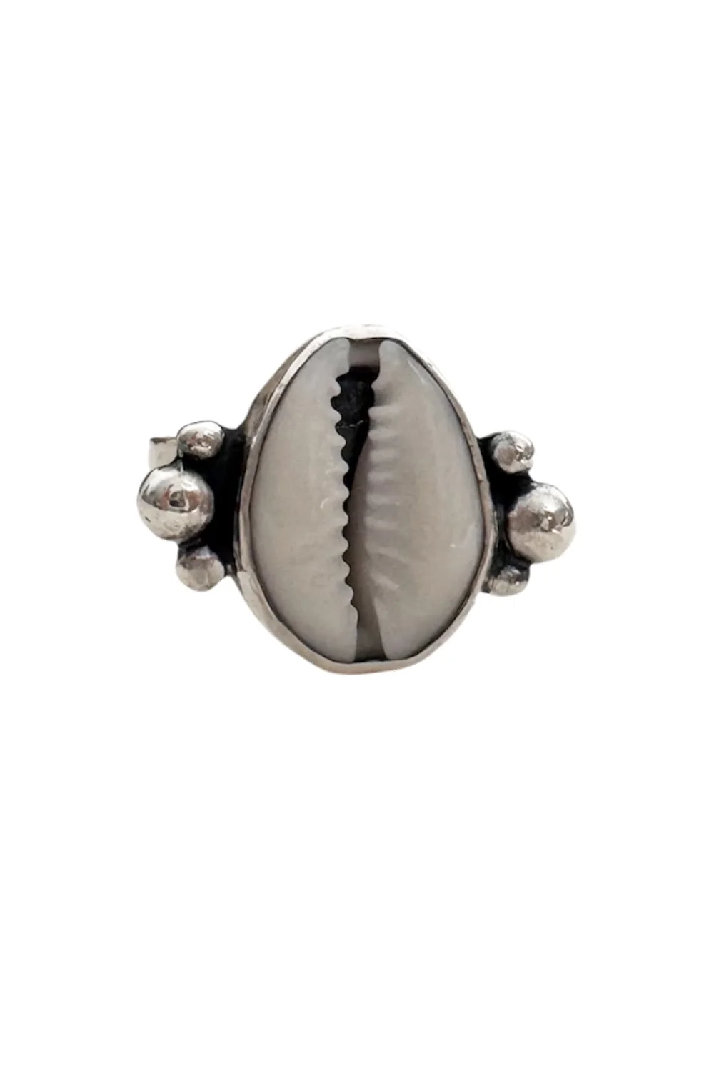 handmade cowrie shell ring in Sydney australia. Ocean safe