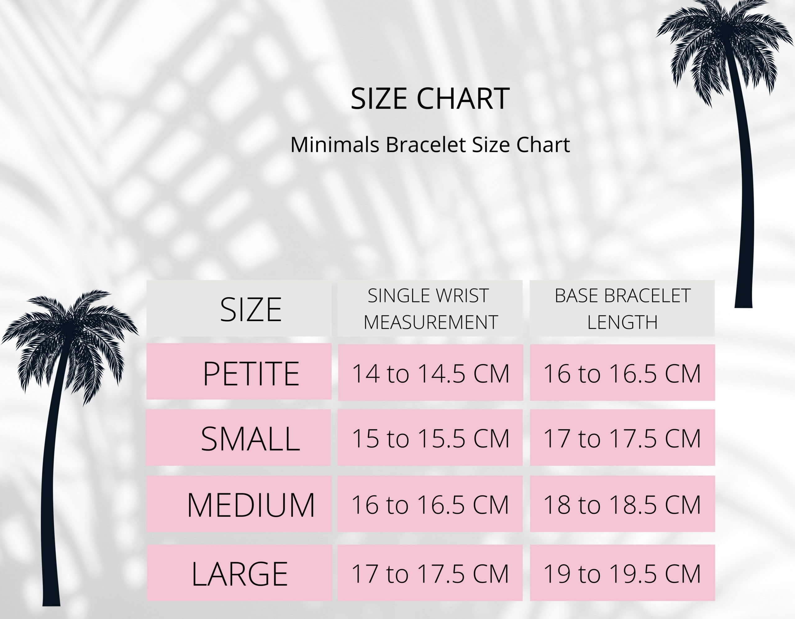 rico designs bangle size chart