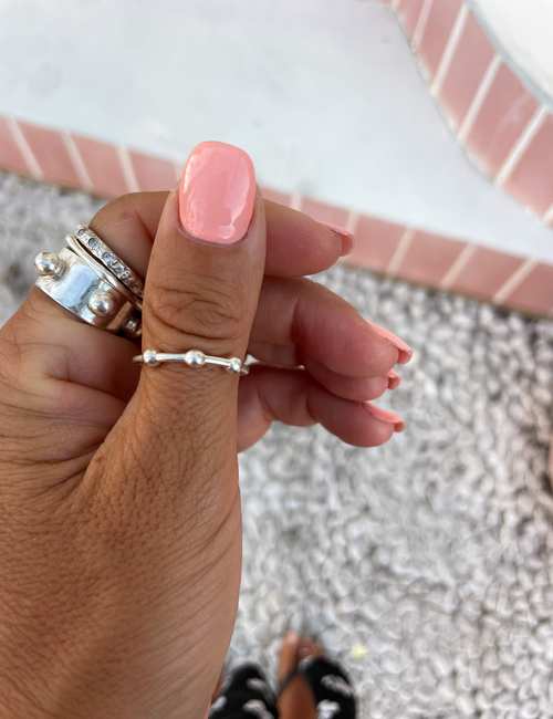 sterling silver stack ring