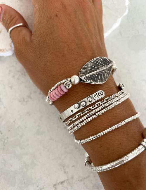 rico designs silver bracelet