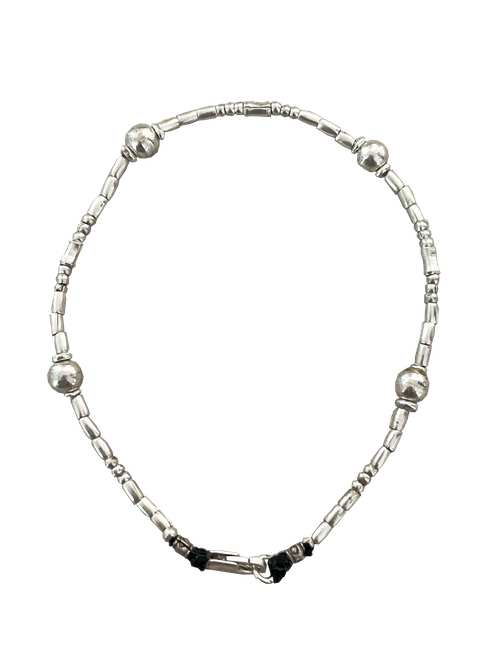 silver anklet