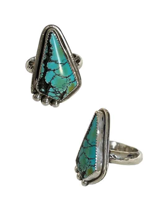 turquoise gemstone silver ring