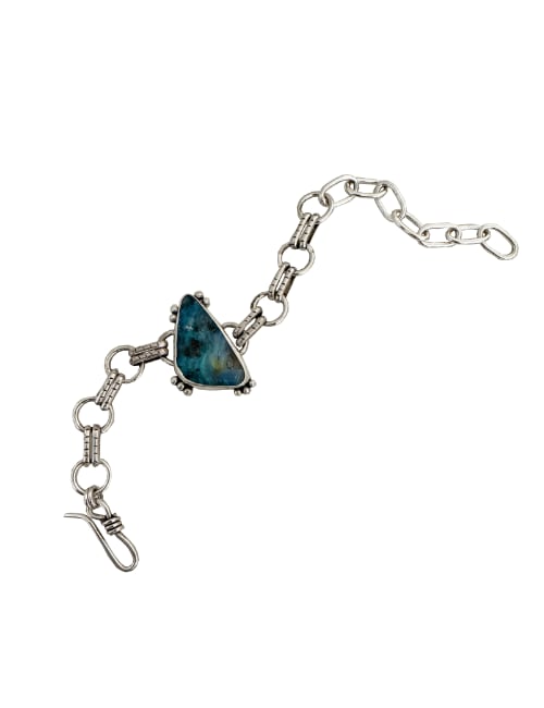 solid boulder opal bracelet