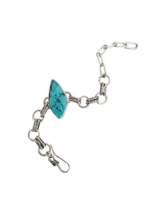 turquoise chien bracelet