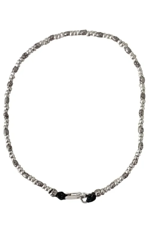 simple style pure silver anklet. Made to wear everyday. Staple jewellery - ocean safe