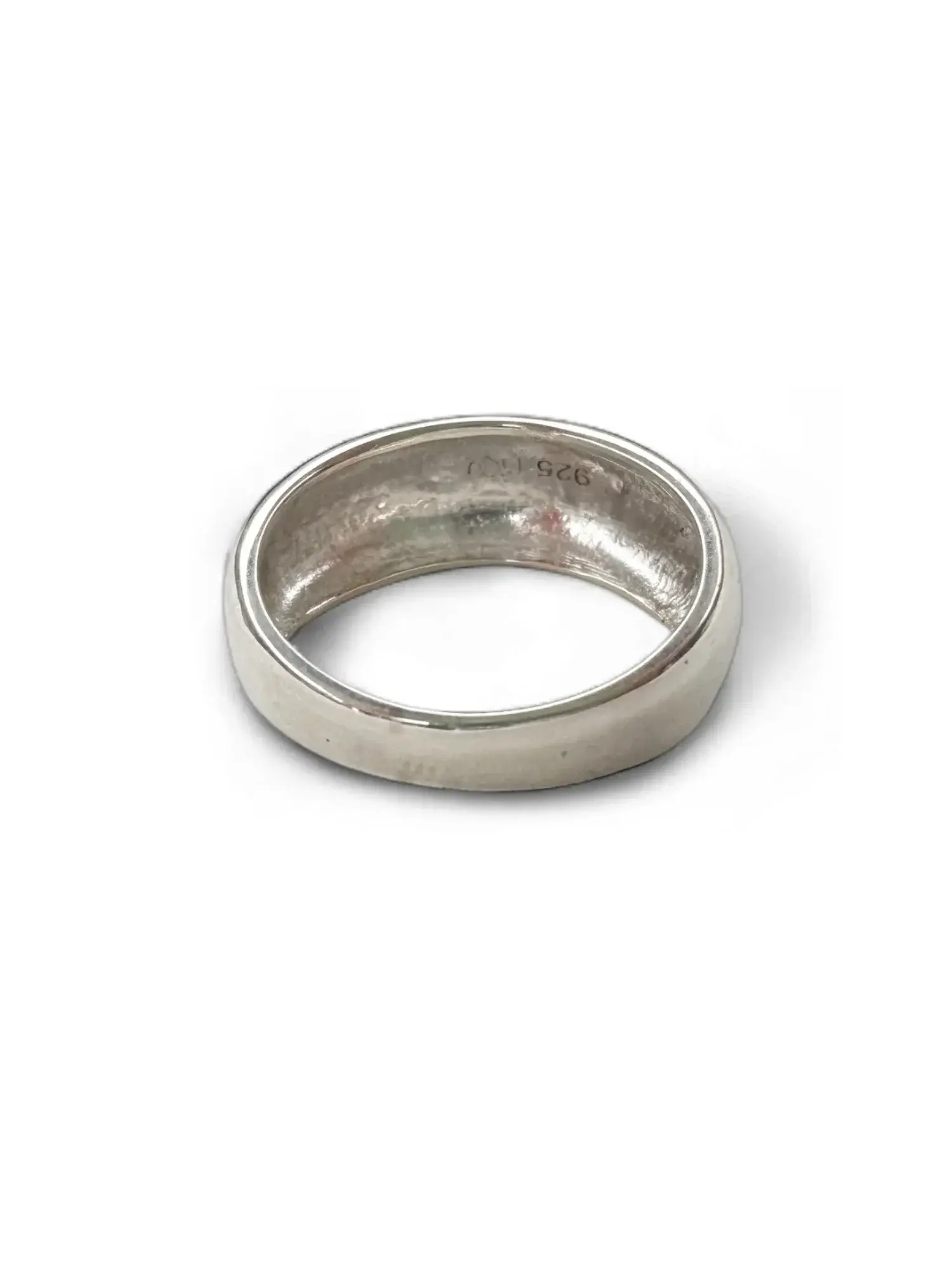 sterling silver ring. Chunky dome style silver ring. Ocean safe and great for a ring stack.