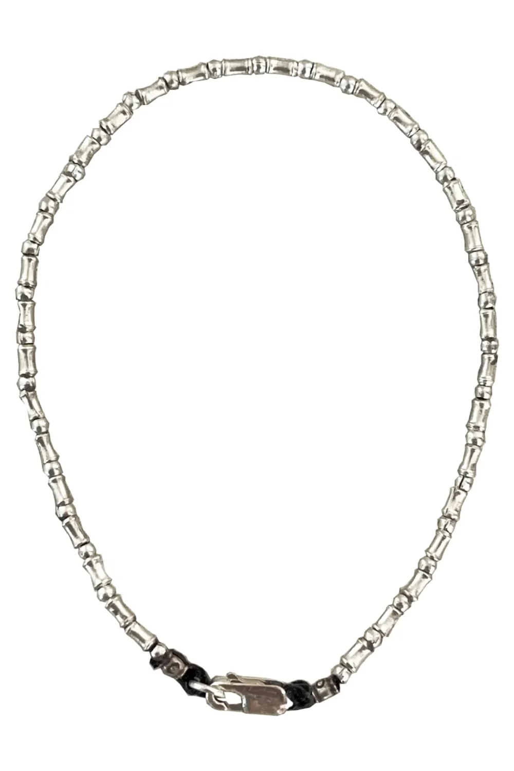 minimal style pure silver anklet for everyday wear