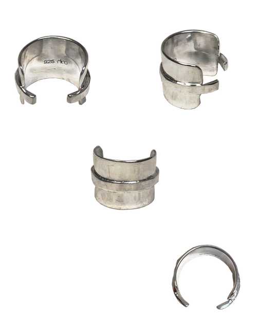 Orbit Sterling Silver Ear Cuff