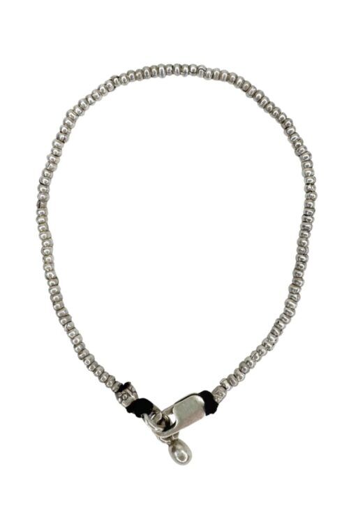 pure silver bracelet minimal style. tug proof - perfect for active mums. ocean safe