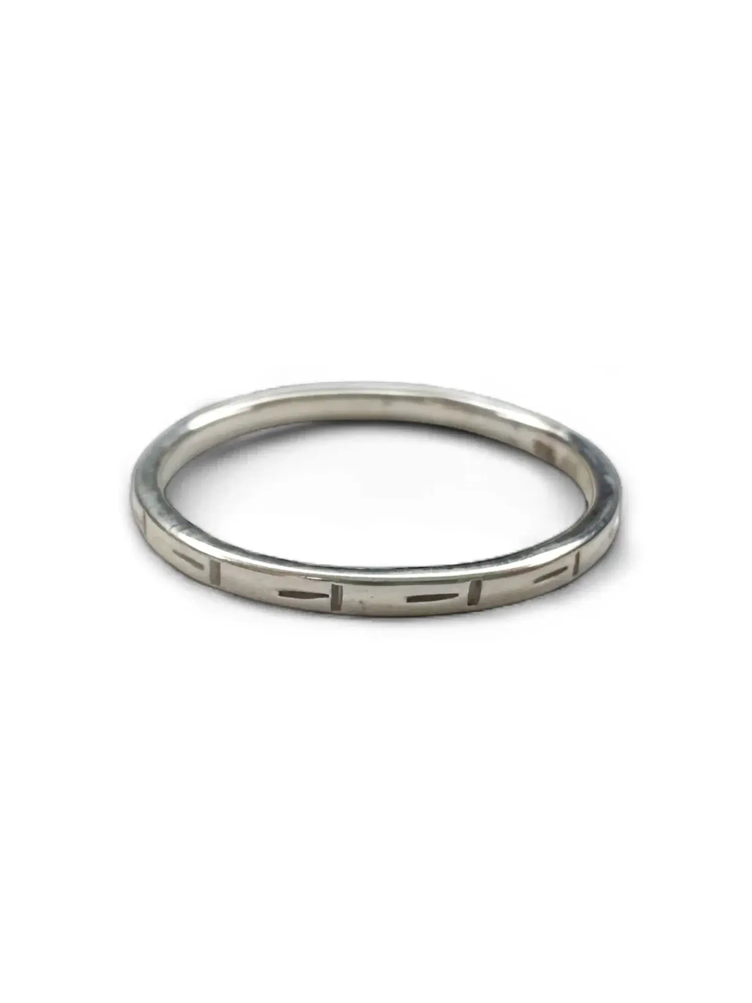 thin sterling silver stack ring. ocean safe - wear everyday