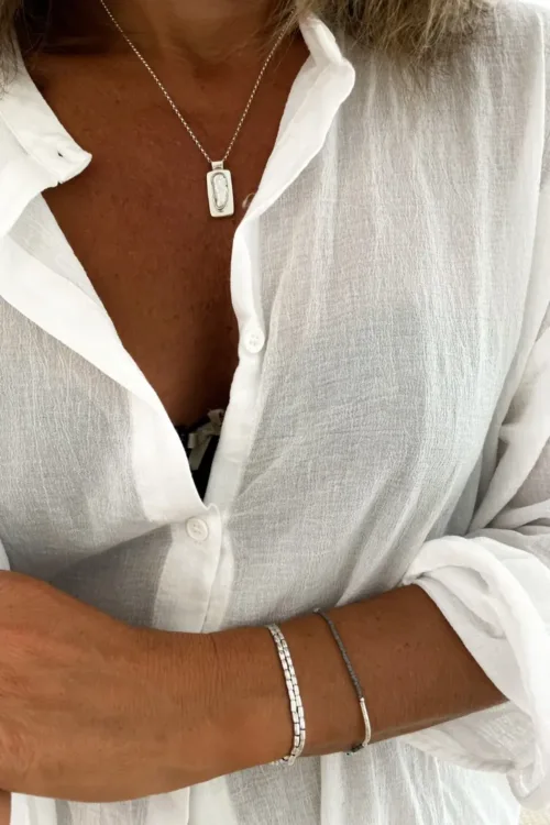 sterling silver freshwater pearl pendant necklace water safe bohemian style