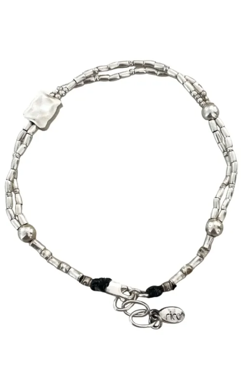 multi strand pure silver anklet. The perfect beach jewellery. Staple, everyday jewellery. Ocean safe.