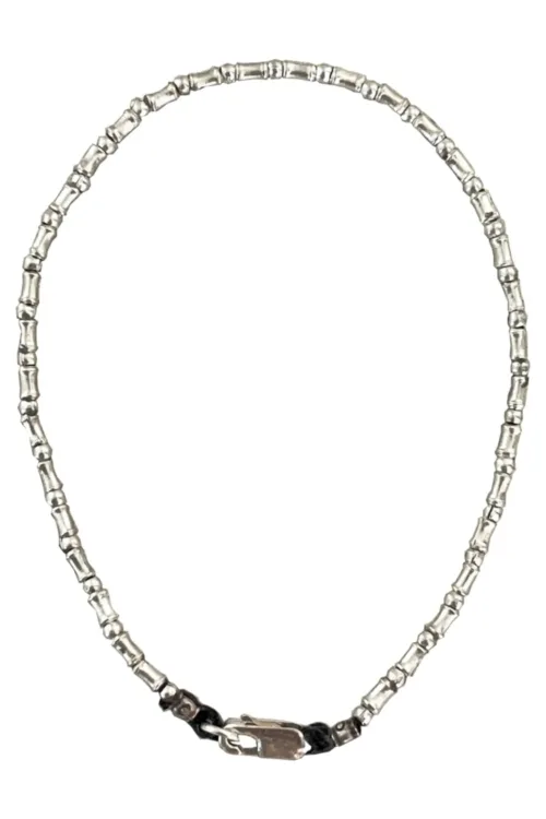 minimal style pure silver anklet for everyday wear