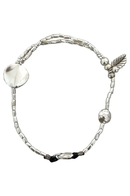 multi strand pure silver anklet. The perfect beach jewellery. Staple, everyday jewellery. Ocean safe.