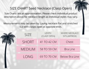 rico designs necklace size chart