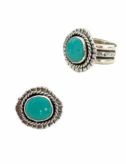 turquoise disc ring 1