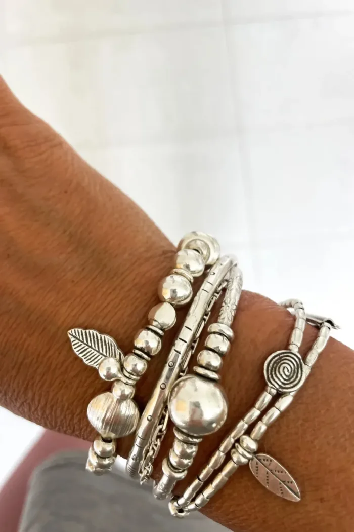 the perfect pure silver bracelet stack. Ocean safe bracelets that can be worn everyday. Handmade in Sydney, Australia.