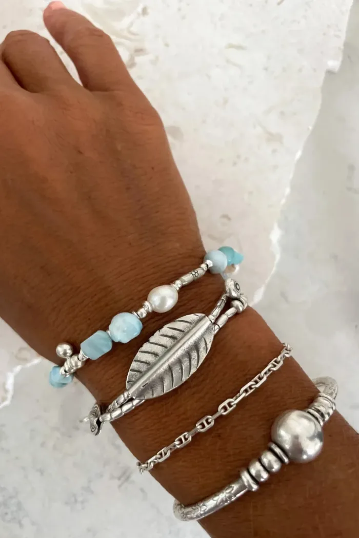 the perfect pure silver bracelet stack. Ocean safe bracelets that can be worn everyday. Handmade in Sydney, Australia.