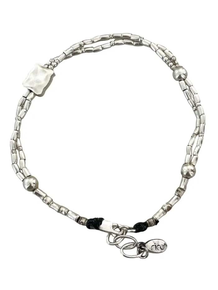 multi strand pure silver anklet. The perfect beach jewellery. Staple, everyday jewellery. Ocean safe.