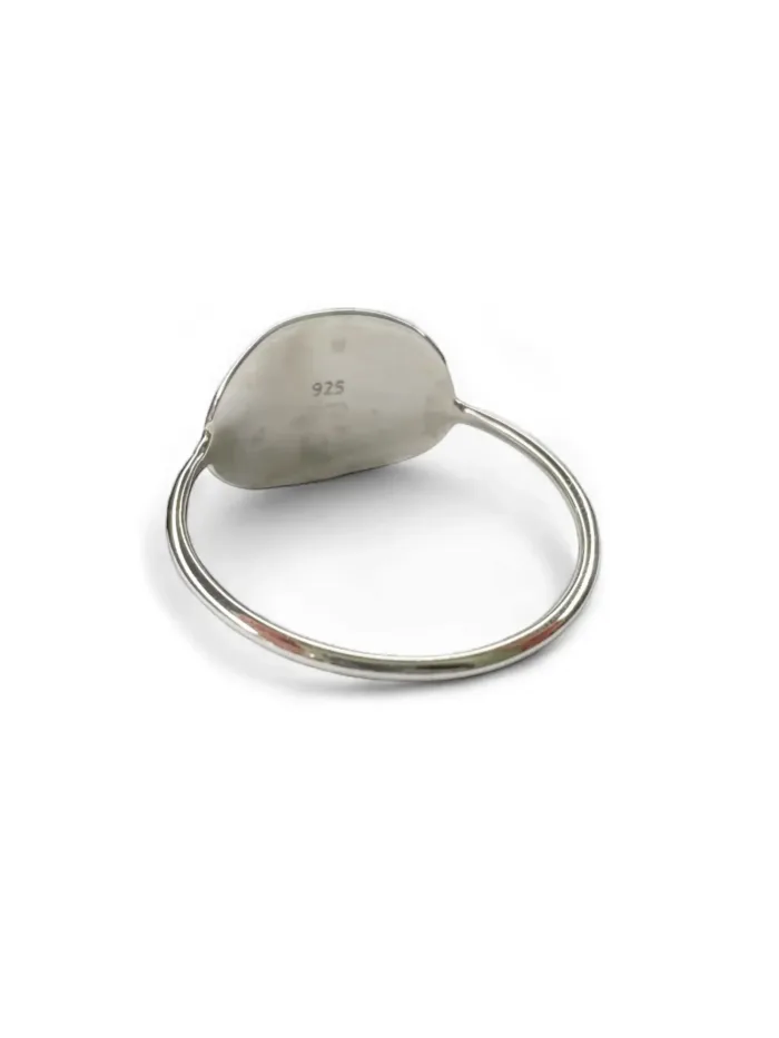 dainty sterling silver ring for a minimal yet eye catching ring. ocean safe