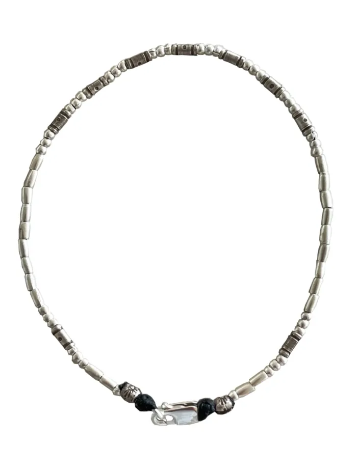 simple style pure silver anklet. Made to wear everyday. Staple jewellery - ocean safe