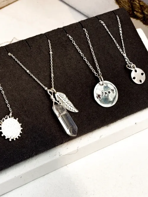 handmade sterling silver necklaces made in australia ocean safe