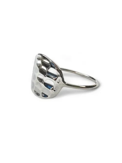 dainty sterling silver ring for a minimal yet eye catching ring. ocean safe
