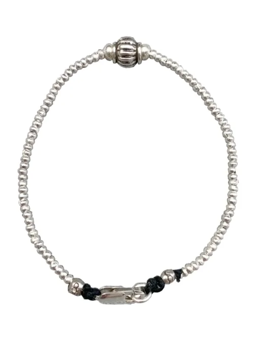 minimal style pure silver bracelet. an everyday staple bracelet - ocean safe