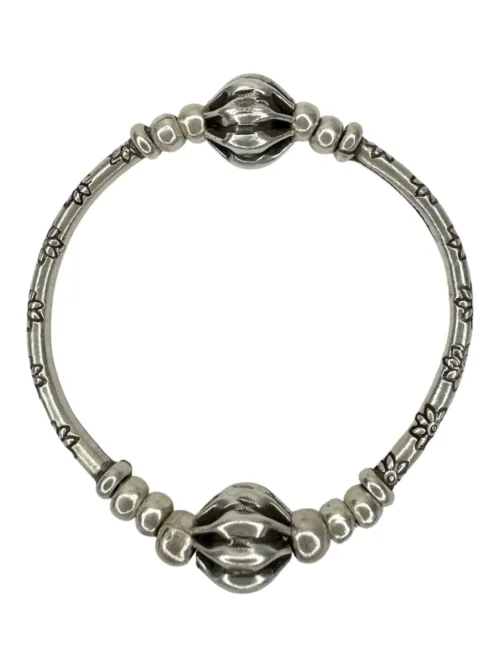 pure silver curve bar bracelet. Minimal style and great to add to a bracelet stack. Perfect for everyday wear. Ocean safe