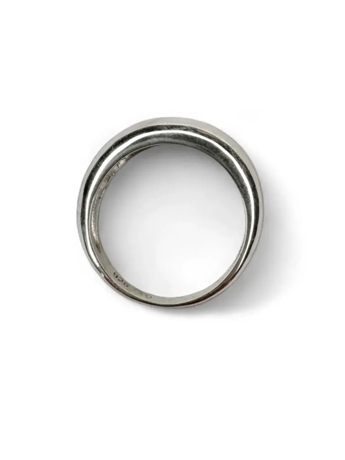sterling silver thin dome ring. Dome style ring perfect for stacking. Ocean safe