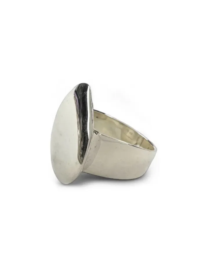 chunky sterling silver ring. Ocean safe. statement ring