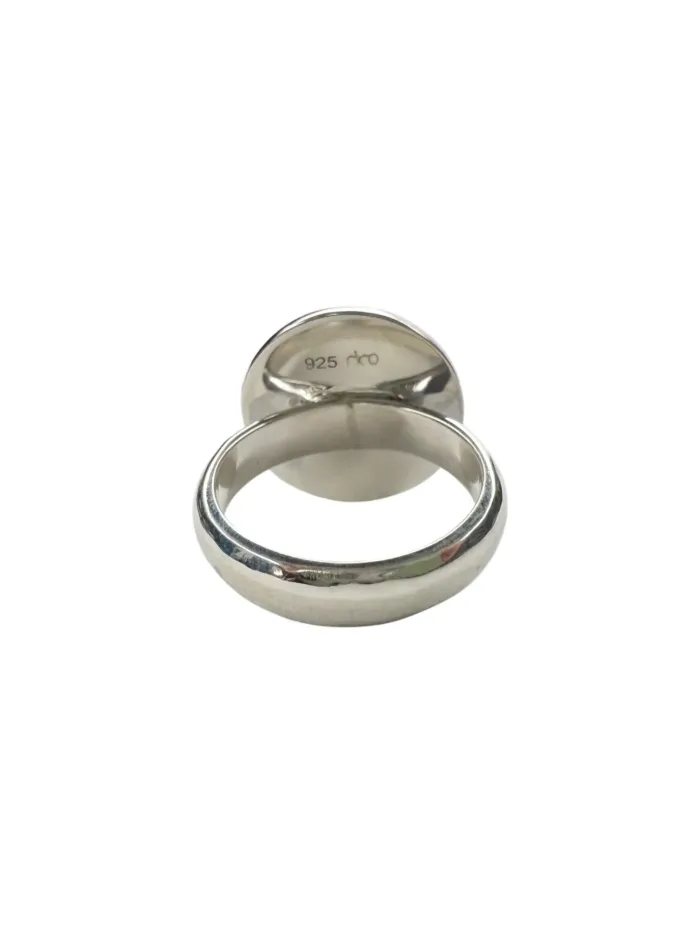 sterling silver pear cocktail ring. water safe