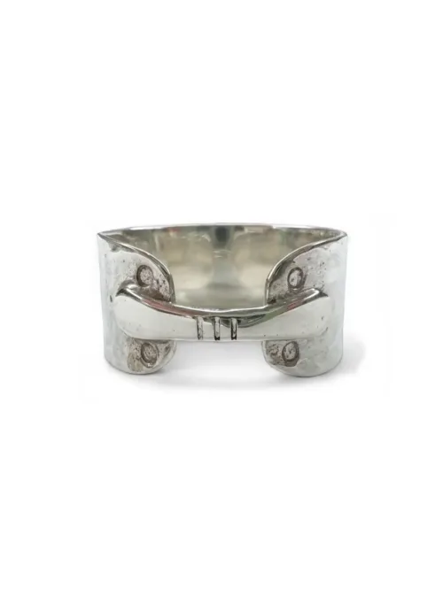 sterling silver wide band ring. Great for stacking. Ocean safe