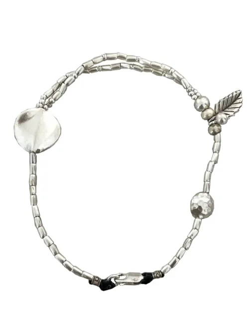 multi strand pure silver anklet. The perfect beach jewellery. Staple, everyday jewellery. Ocean safe.