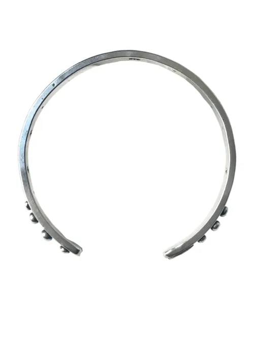 Handmade solid sterling silver cuff bracelet featuring - handmade in Australia by Rico Designs Jewellery