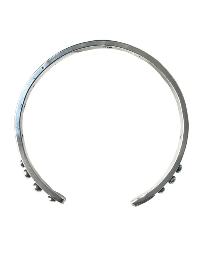 Handmade solid sterling silver cuff bracelet featuring - handmade in Australia by Rico Designs Jewellery