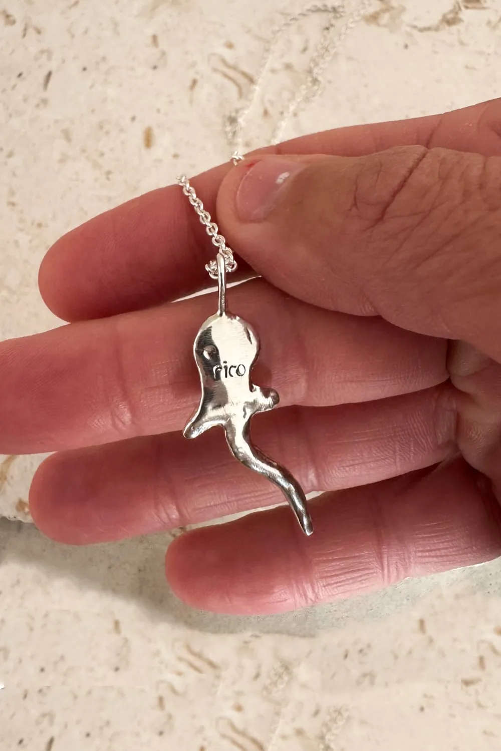 sterling silver whale shark necklace