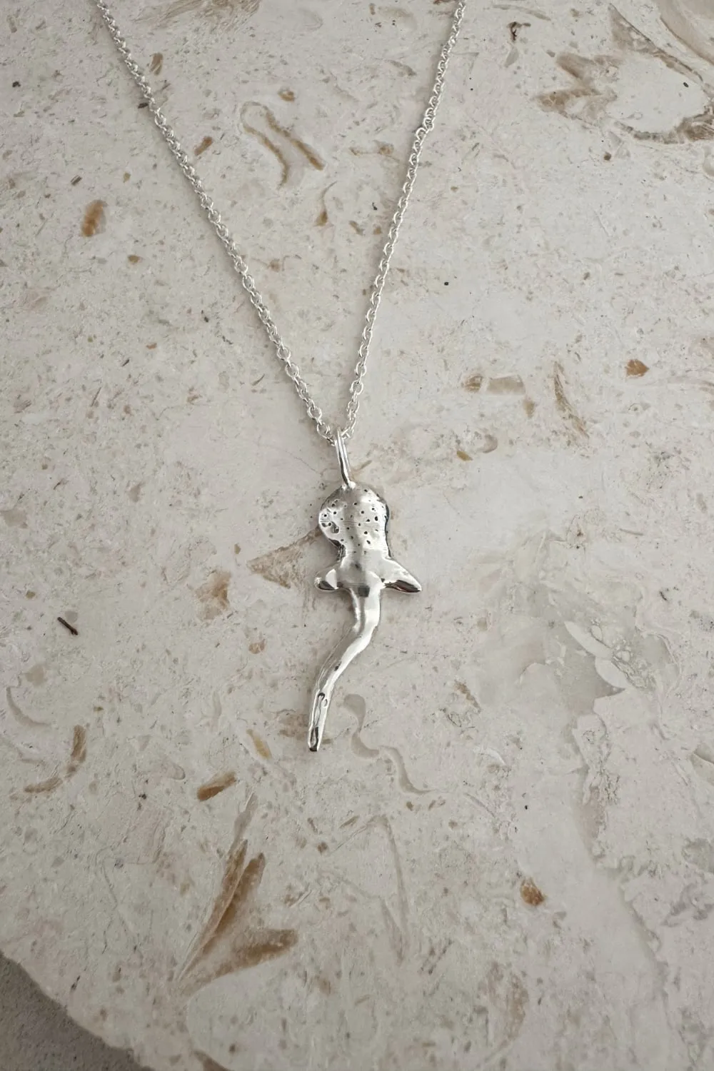 sterling silver whale shark necklace