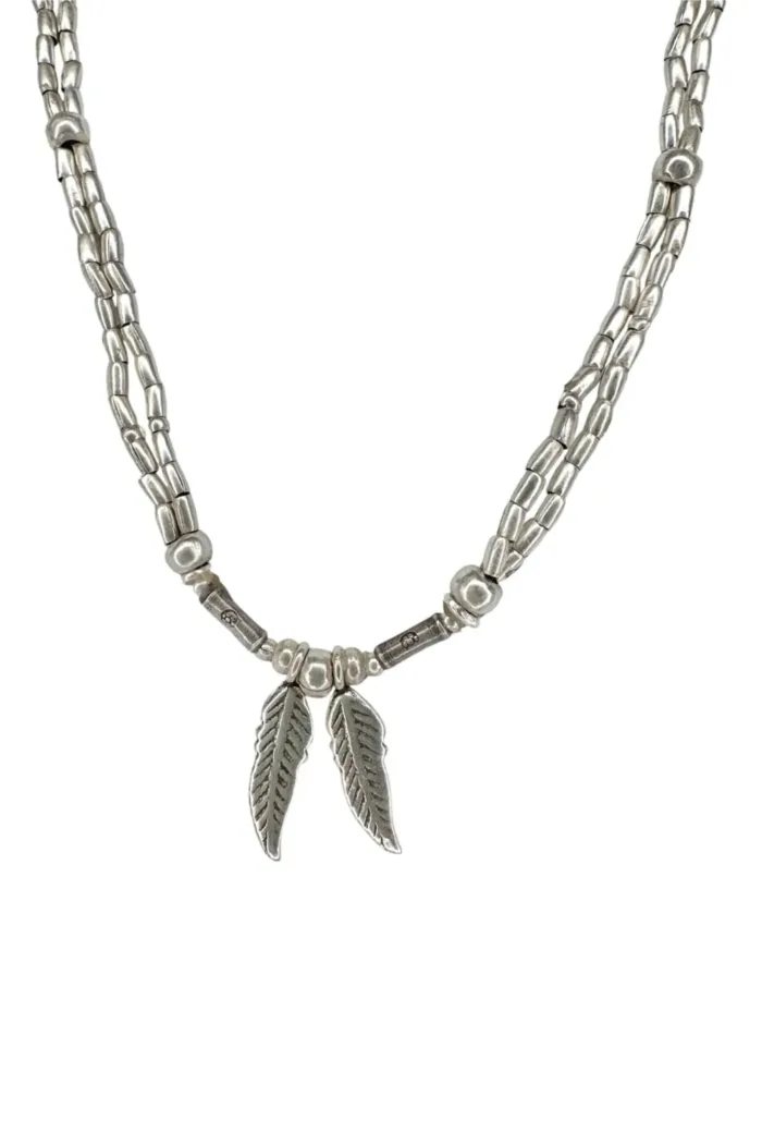 multi strand pure silver anklet. Featuring 2 silver feather charms. The perfect beach jewellery. Everyday staple jewellery. Ocean safe.