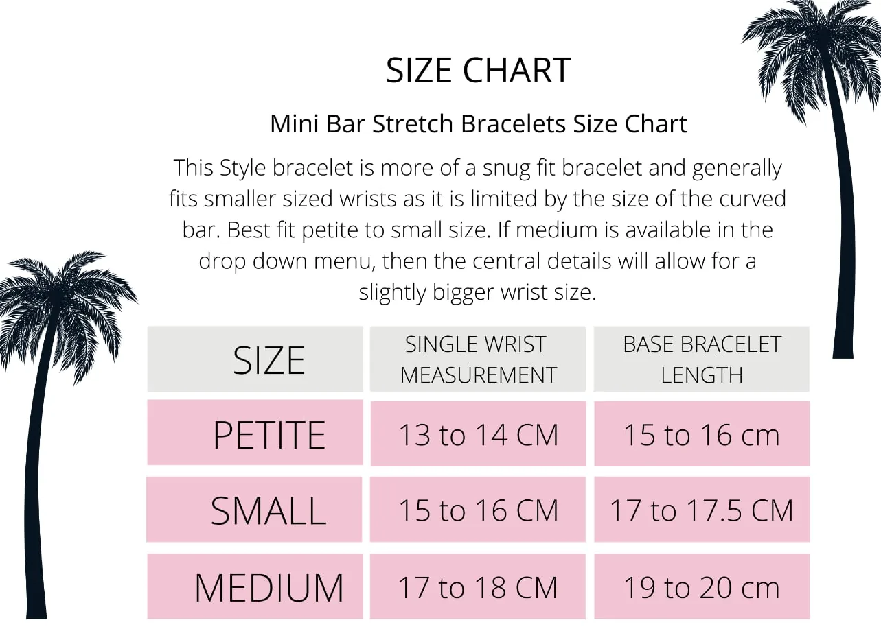handmade silver jewellery bracelet size chart