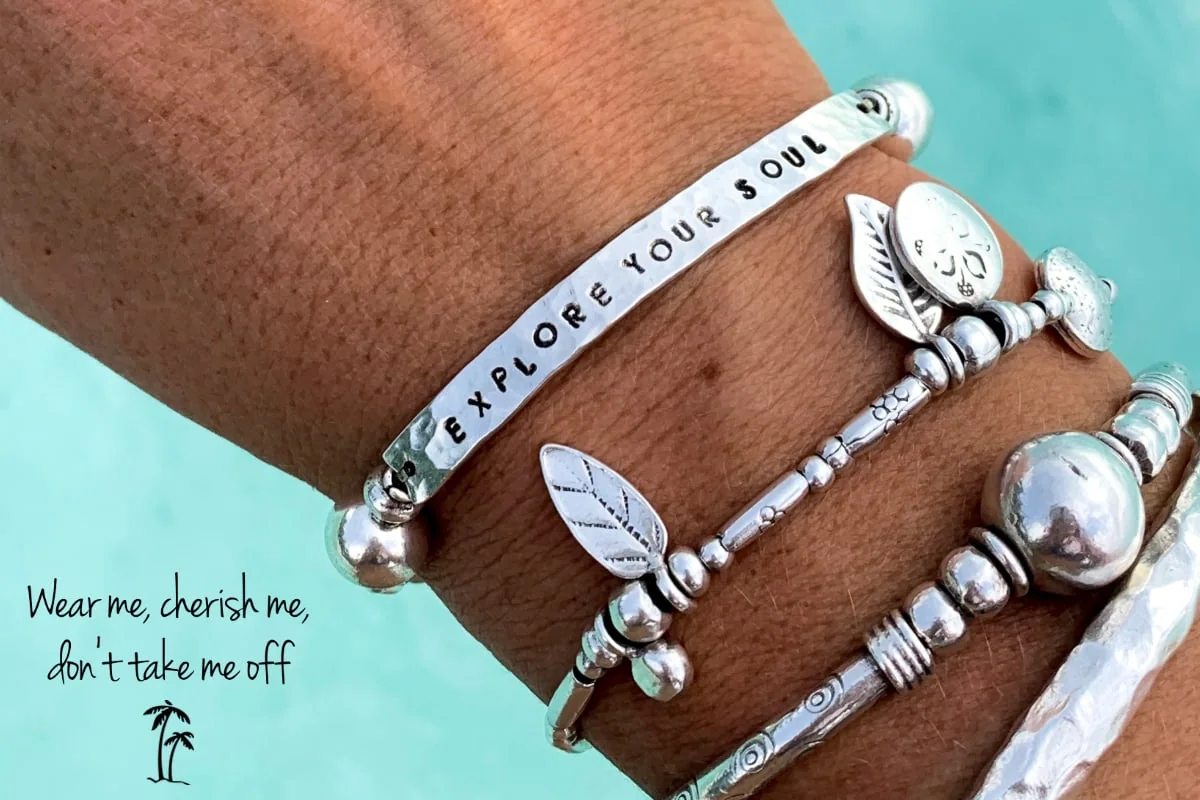 ocean safe silver jewellery Rico Designs Handmade Silver jewellery perfect for stacking and ocean safe for everyday wear